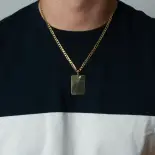 Złota zawieszka blaszka